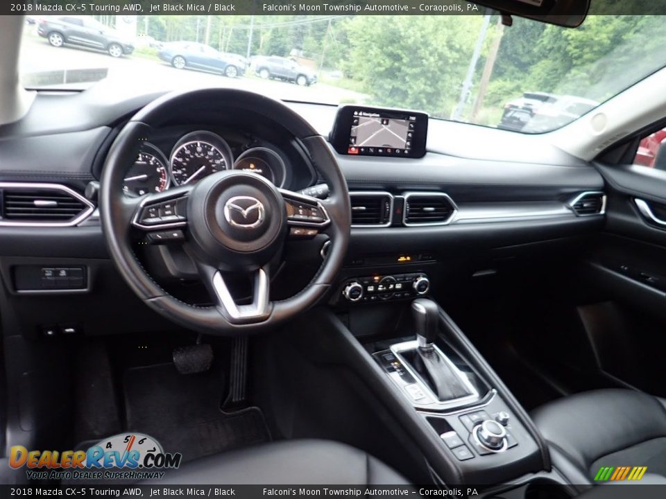 2018 Mazda CX-5 Touring AWD Jet Black Mica / Black Photo #17