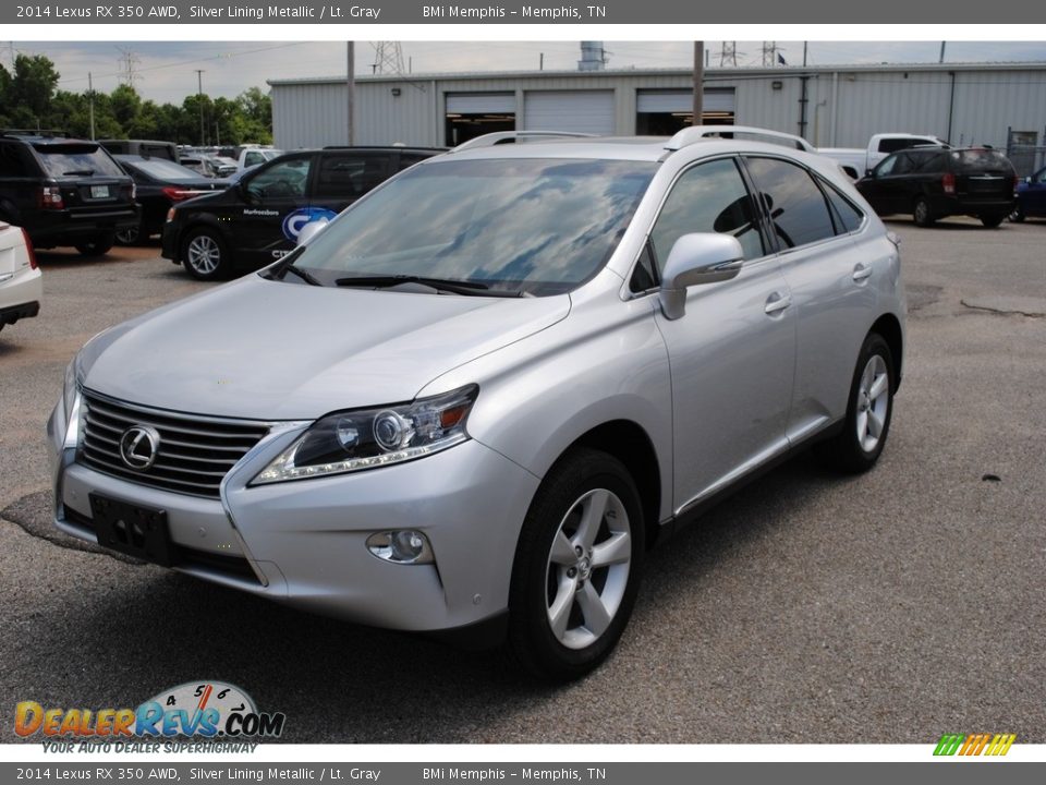 2014 Lexus RX 350 AWD Silver Lining Metallic / Lt. Gray Photo #1