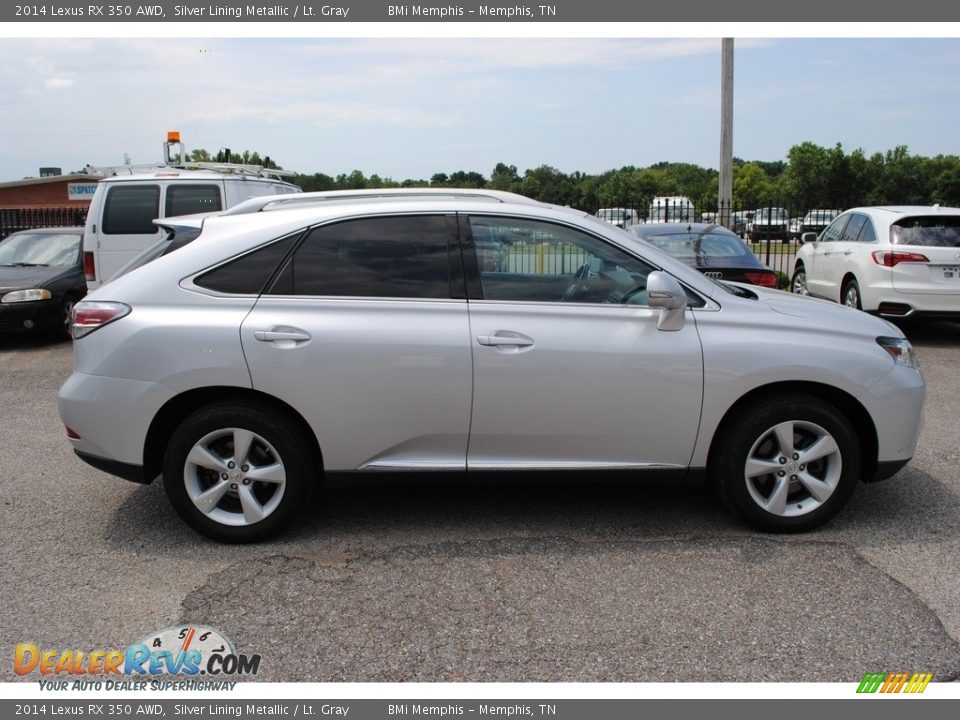 2014 Lexus RX 350 AWD Silver Lining Metallic / Lt. Gray Photo #6