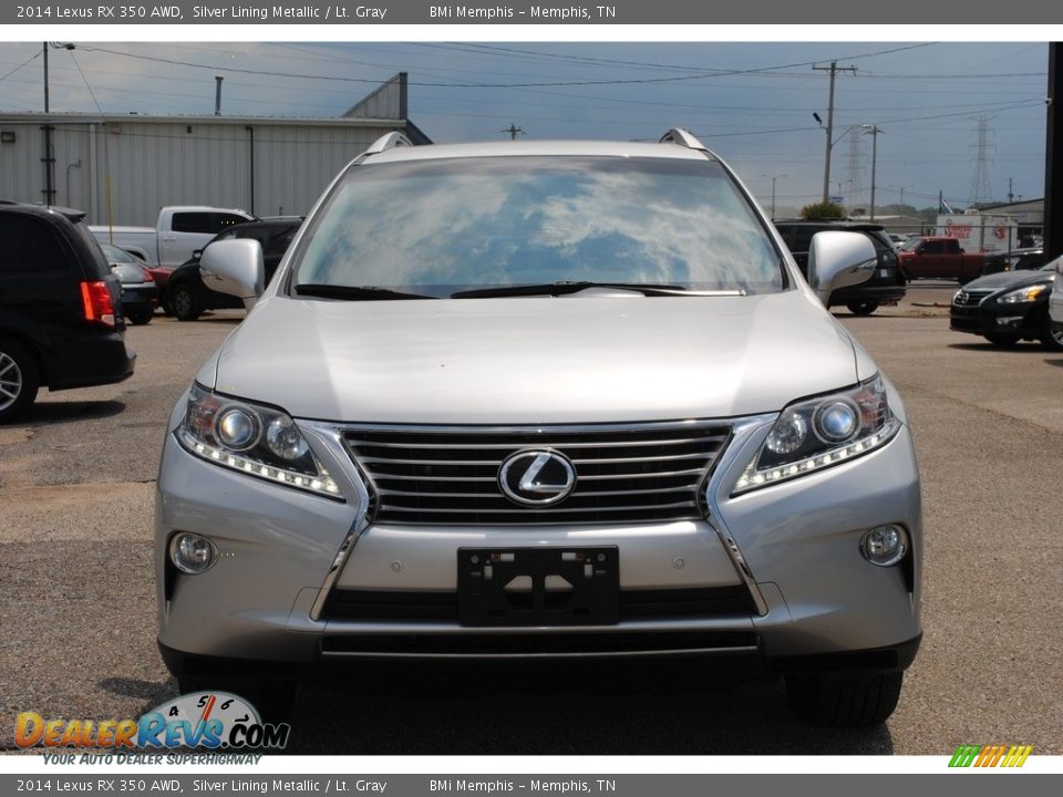 2014 Lexus RX 350 AWD Silver Lining Metallic / Lt. Gray Photo #8