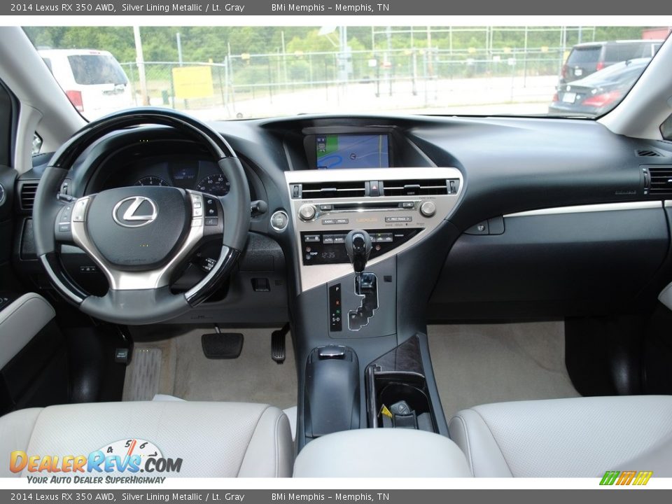 2014 Lexus RX 350 AWD Silver Lining Metallic / Lt. Gray Photo #9