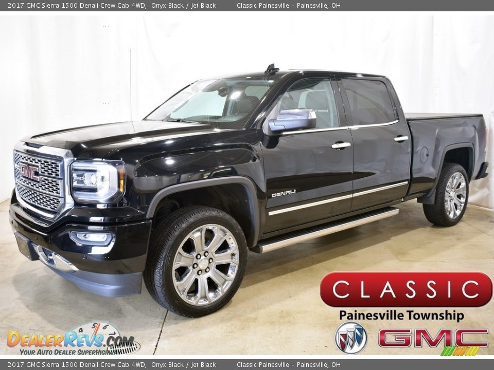2017 GMC Sierra 1500 Denali Crew Cab 4WD Onyx Black / Jet Black Photo #1