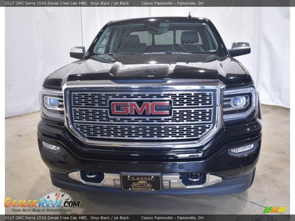 2017 GMC Sierra 1500 Denali Crew Cab 4WD Onyx Black / Jet Black Photo #4