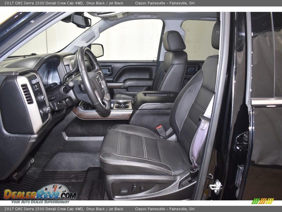 2017 GMC Sierra 1500 Denali Crew Cab 4WD Onyx Black / Jet Black Photo #8