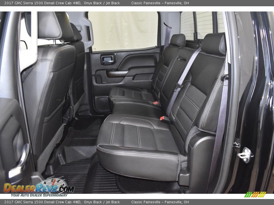 2017 GMC Sierra 1500 Denali Crew Cab 4WD Onyx Black / Jet Black Photo #9