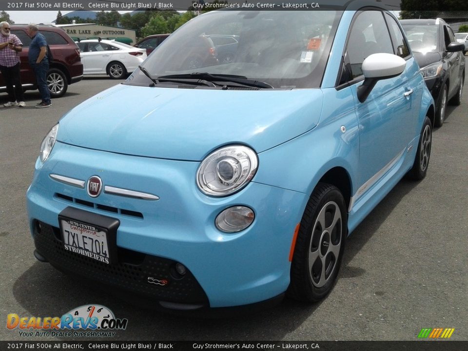 Front 3/4 View of 2017 Fiat 500e All Electric Photo #2