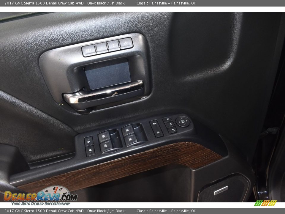 2017 GMC Sierra 1500 Denali Crew Cab 4WD Onyx Black / Jet Black Photo #11