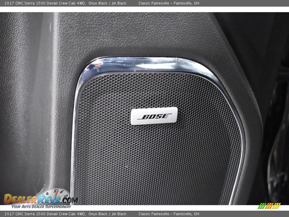 2017 GMC Sierra 1500 Denali Crew Cab 4WD Onyx Black / Jet Black Photo #12