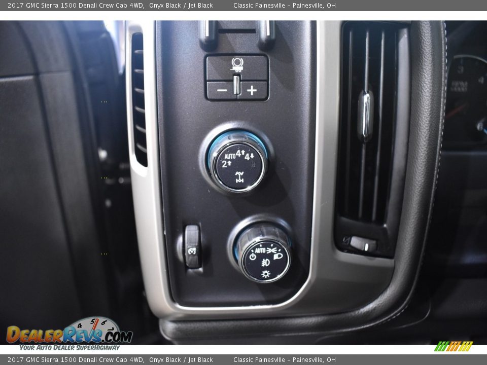 2017 GMC Sierra 1500 Denali Crew Cab 4WD Onyx Black / Jet Black Photo #13