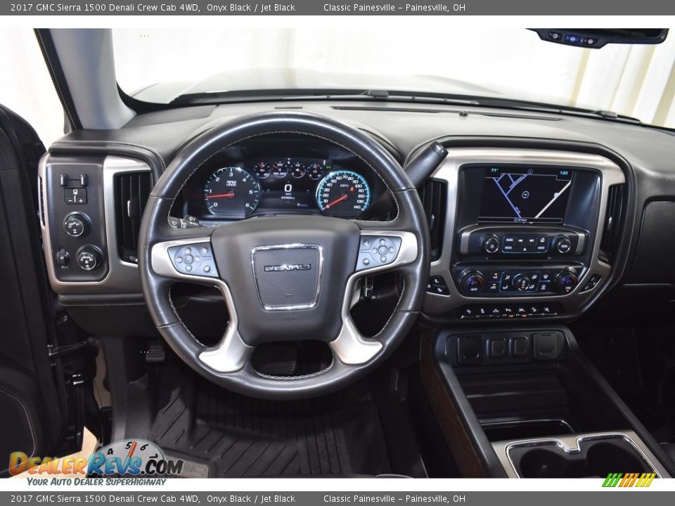 2017 GMC Sierra 1500 Denali Crew Cab 4WD Onyx Black / Jet Black Photo #14