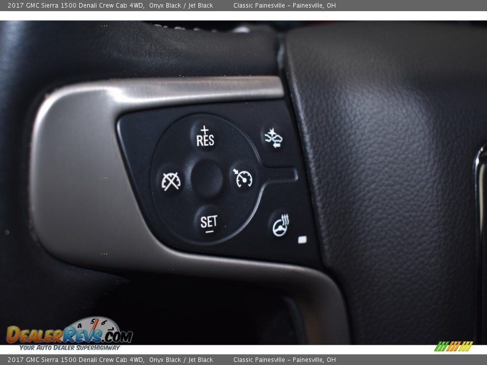 2017 GMC Sierra 1500 Denali Crew Cab 4WD Onyx Black / Jet Black Photo #16