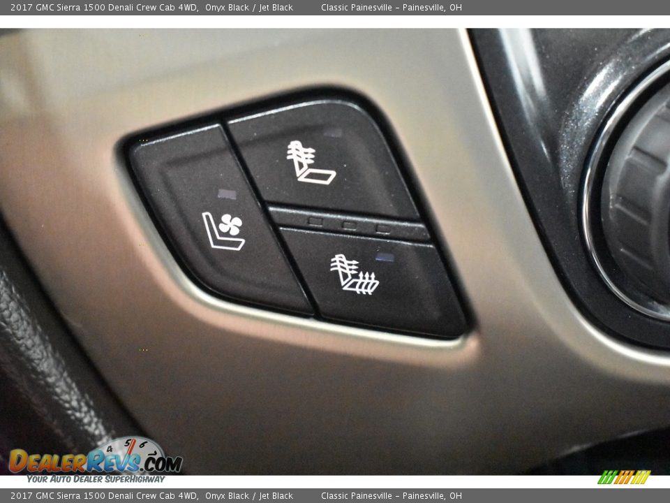 2017 GMC Sierra 1500 Denali Crew Cab 4WD Onyx Black / Jet Black Photo #17