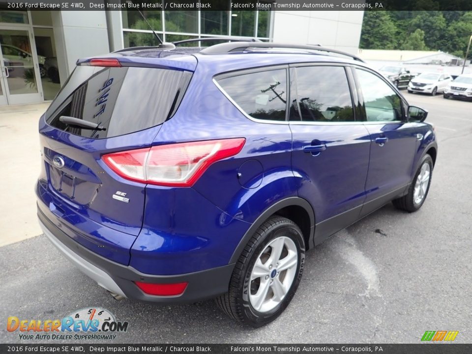 2016 Ford Escape SE 4WD Deep Impact Blue Metallic / Charcoal Black Photo #2
