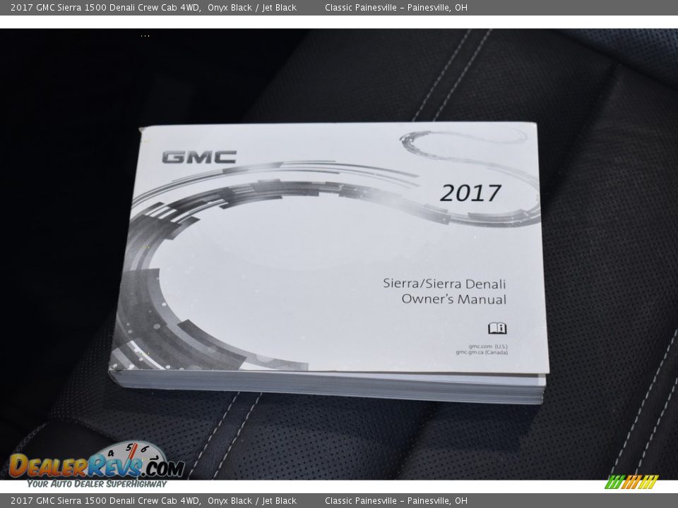 2017 GMC Sierra 1500 Denali Crew Cab 4WD Onyx Black / Jet Black Photo #19