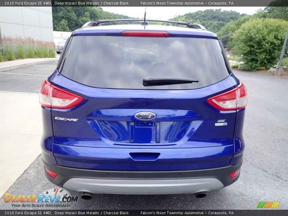 2016 Ford Escape SE 4WD Deep Impact Blue Metallic / Charcoal Black Photo #3