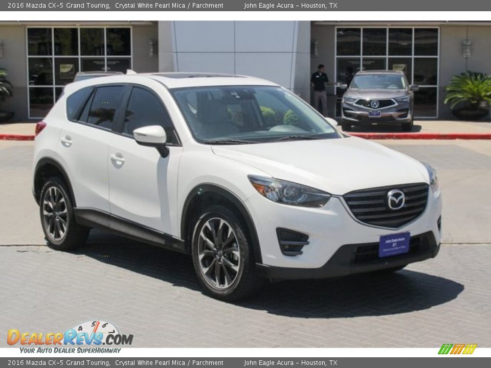 2016 Mazda CX-5 Grand Touring Crystal White Pearl Mica / Parchment Photo #2