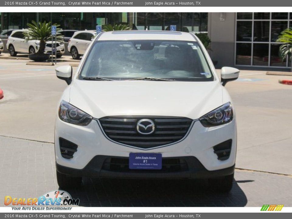 2016 Mazda CX-5 Grand Touring Crystal White Pearl Mica / Parchment Photo #3