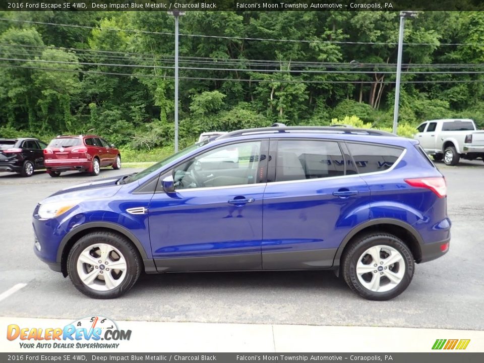 2016 Ford Escape SE 4WD Deep Impact Blue Metallic / Charcoal Black Photo #6