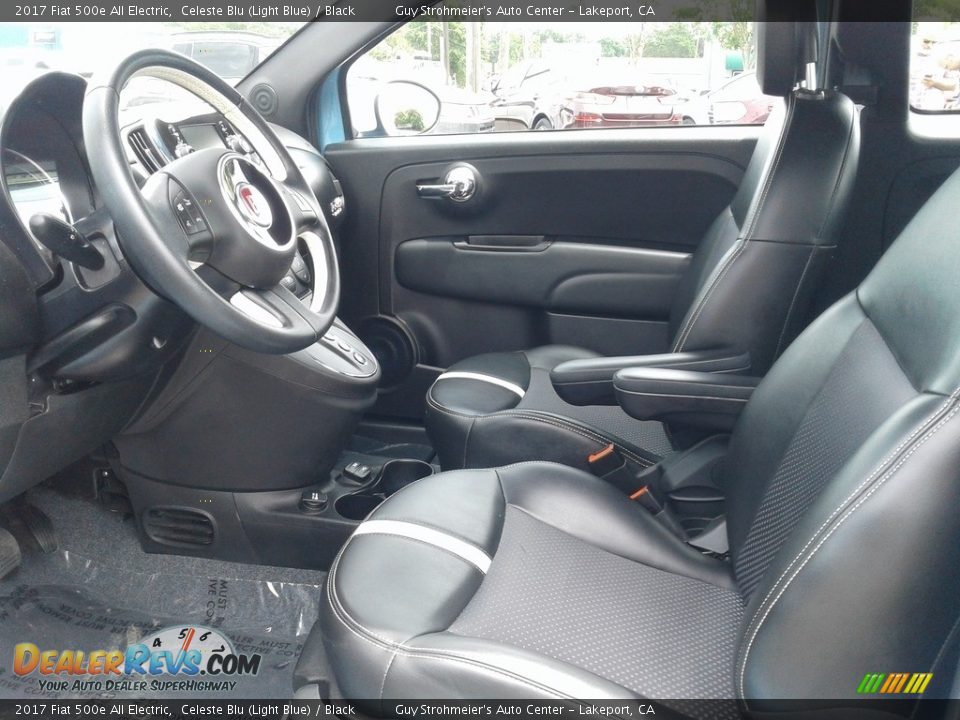Front Seat of 2017 Fiat 500e All Electric Photo #13