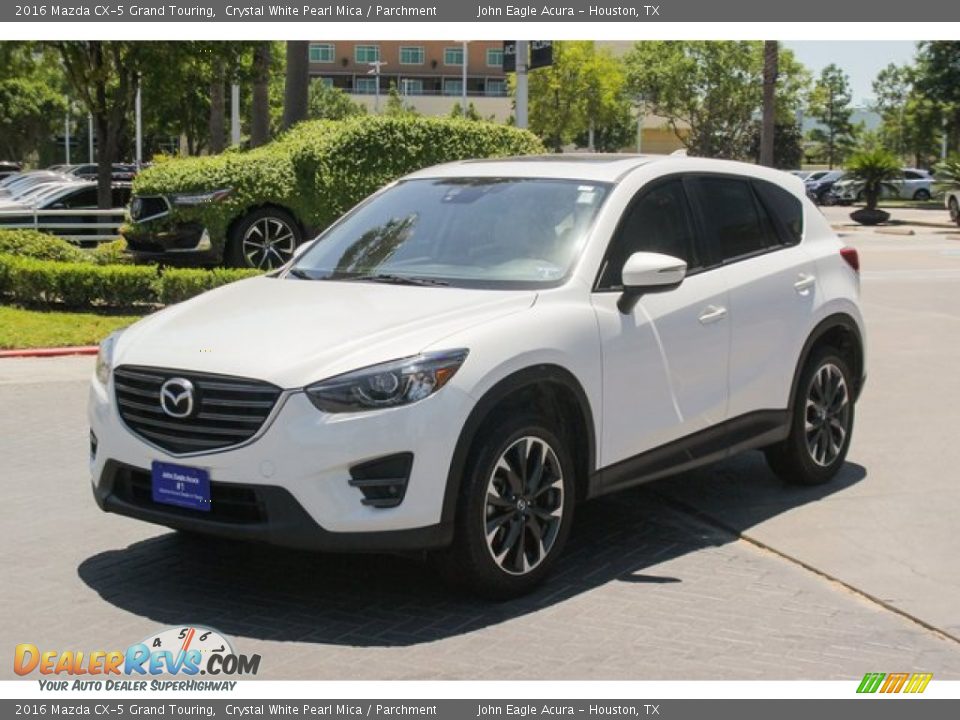 2016 Mazda CX-5 Grand Touring Crystal White Pearl Mica / Parchment Photo #4