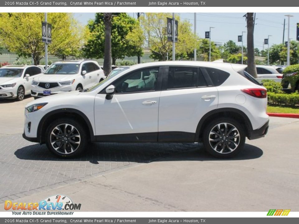 2016 Mazda CX-5 Grand Touring Crystal White Pearl Mica / Parchment Photo #5