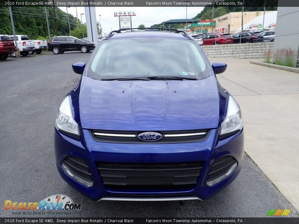 2016 Ford Escape SE 4WD Deep Impact Blue Metallic / Charcoal Black Photo #8