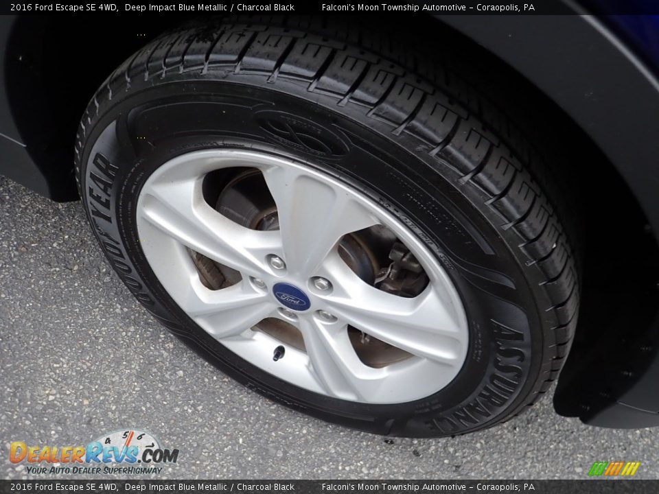 2016 Ford Escape SE 4WD Deep Impact Blue Metallic / Charcoal Black Photo #10