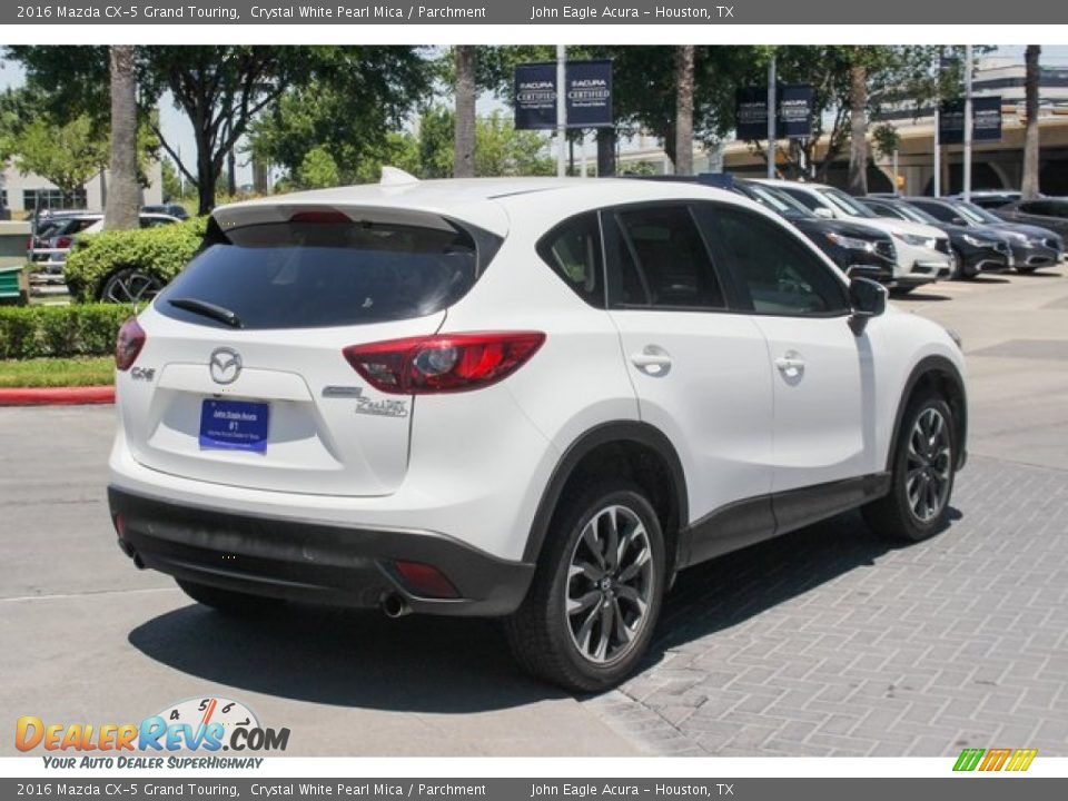 2016 Mazda CX-5 Grand Touring Crystal White Pearl Mica / Parchment Photo #8