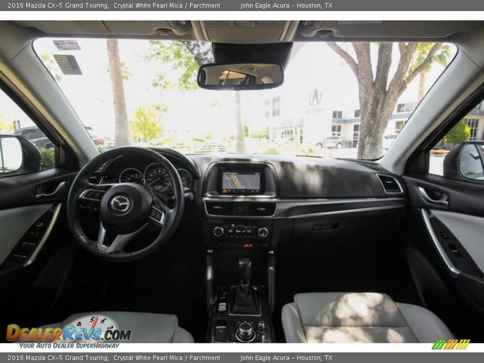 2016 Mazda CX-5 Grand Touring Crystal White Pearl Mica / Parchment Photo #10