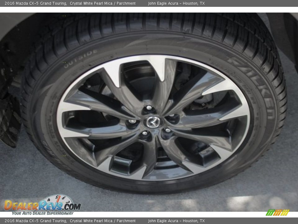 2016 Mazda CX-5 Grand Touring Crystal White Pearl Mica / Parchment Photo #12