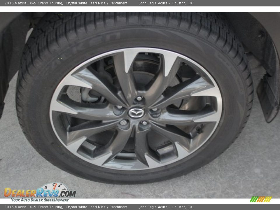 2016 Mazda CX-5 Grand Touring Crystal White Pearl Mica / Parchment Photo #14