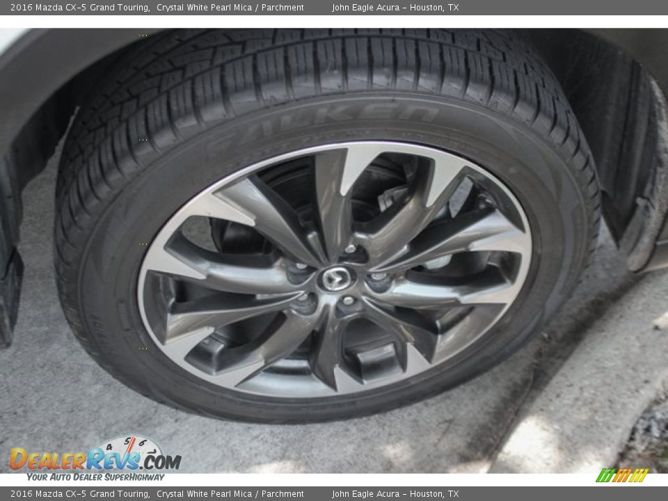 2016 Mazda CX-5 Grand Touring Crystal White Pearl Mica / Parchment Photo #15
