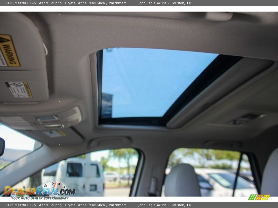2016 Mazda CX-5 Grand Touring Crystal White Pearl Mica / Parchment Photo #18