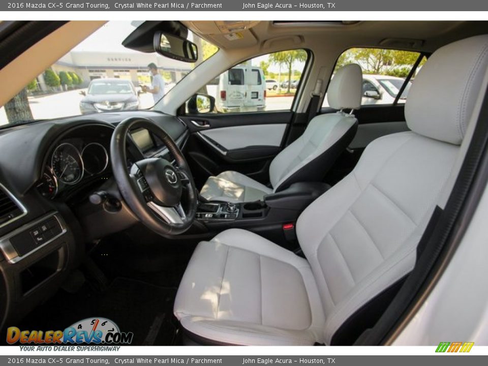 2016 Mazda CX-5 Grand Touring Crystal White Pearl Mica / Parchment Photo #20