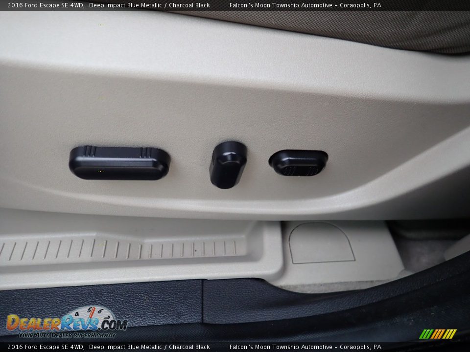 2016 Ford Escape SE 4WD Deep Impact Blue Metallic / Charcoal Black Photo #20