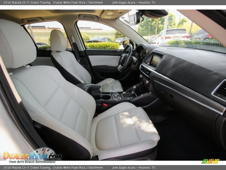 2016 Mazda CX-5 Grand Touring Crystal White Pearl Mica / Parchment Photo #27