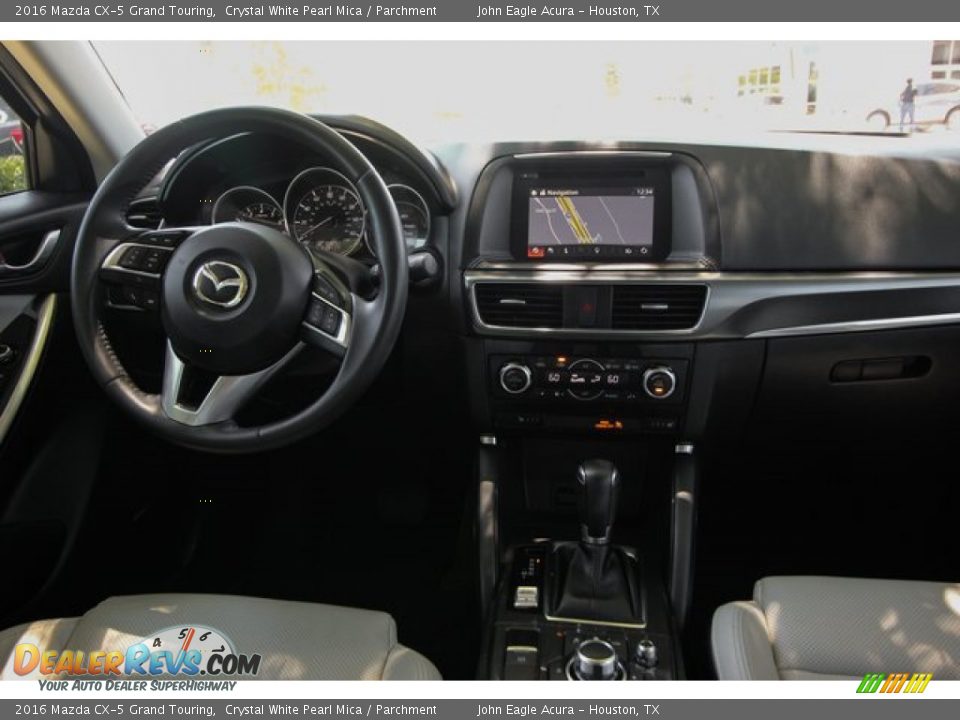 2016 Mazda CX-5 Grand Touring Crystal White Pearl Mica / Parchment Photo #28