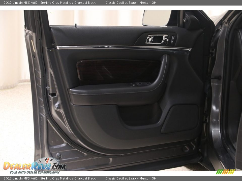 2012 Lincoln MKS AWD Sterling Gray Metallic / Charcoal Black Photo #4