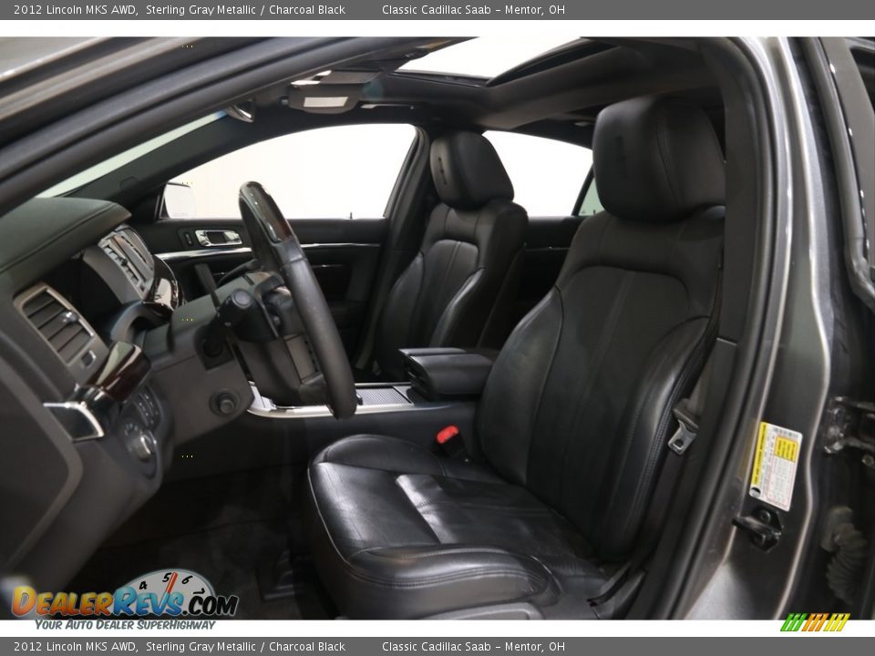 2012 Lincoln MKS AWD Sterling Gray Metallic / Charcoal Black Photo #5