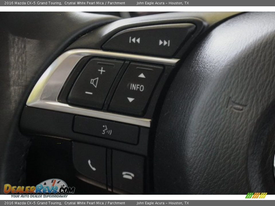 2016 Mazda CX-5 Grand Touring Crystal White Pearl Mica / Parchment Photo #36