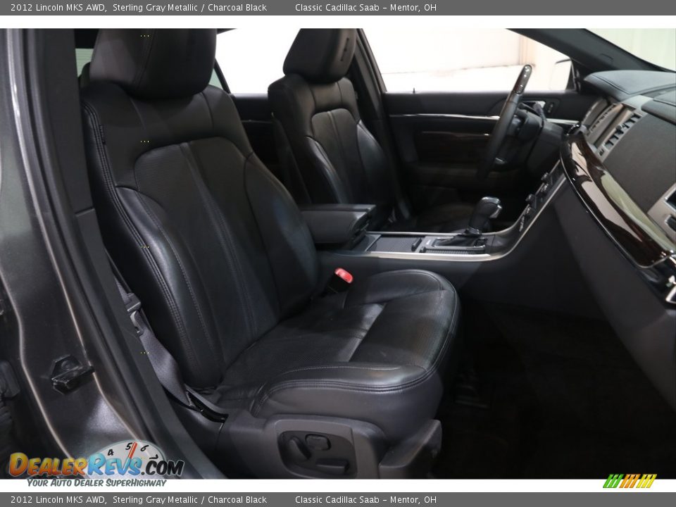2012 Lincoln MKS AWD Sterling Gray Metallic / Charcoal Black Photo #14