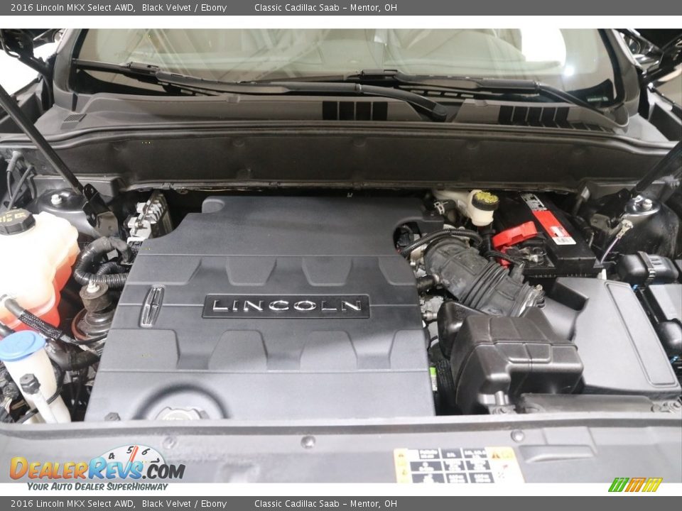 2016 Lincoln MKX Select AWD 3.7 Liter DOHC 24-Valve Ti-VCT V6 Engine Photo #17