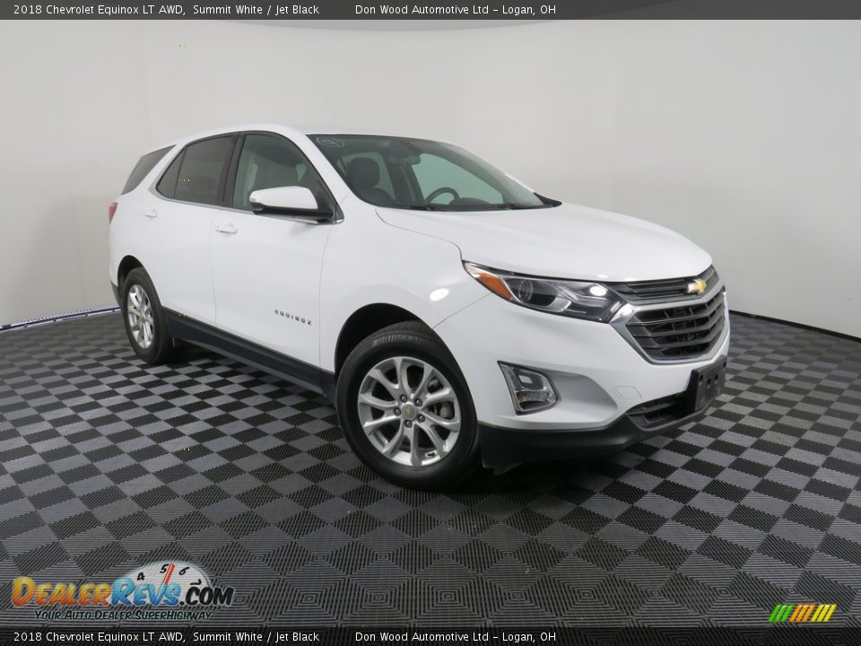 2018 Chevrolet Equinox LT AWD Summit White / Jet Black Photo #3