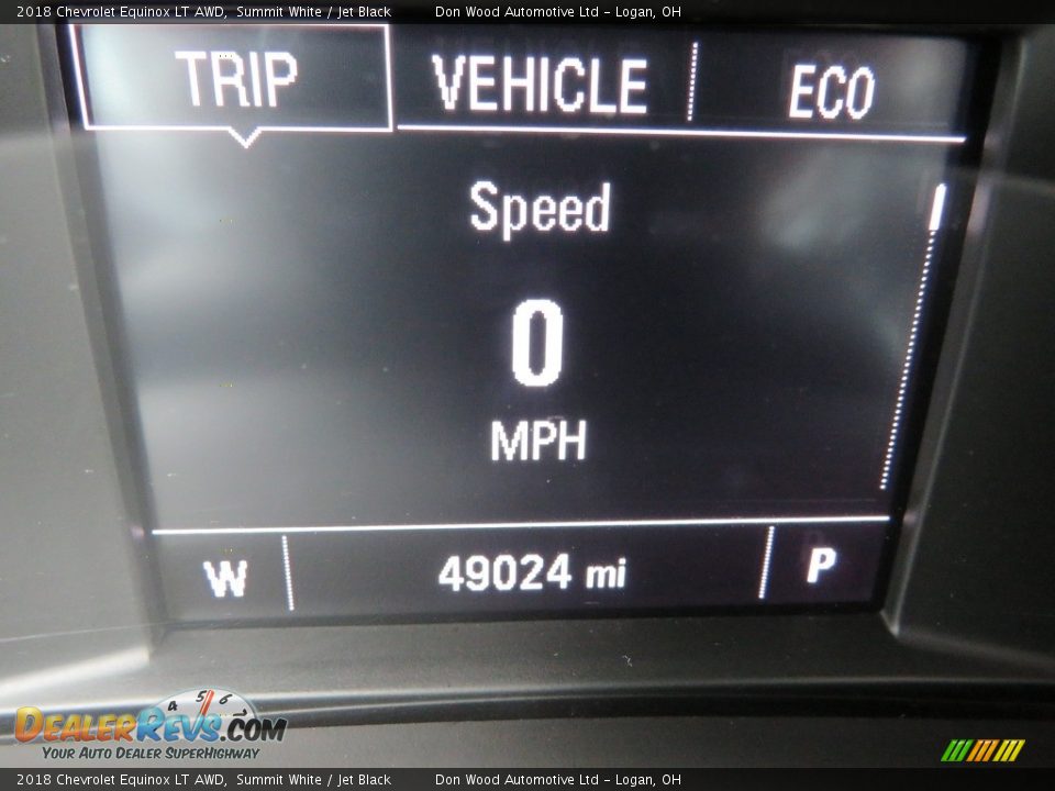 2018 Chevrolet Equinox LT AWD Summit White / Jet Black Photo #21