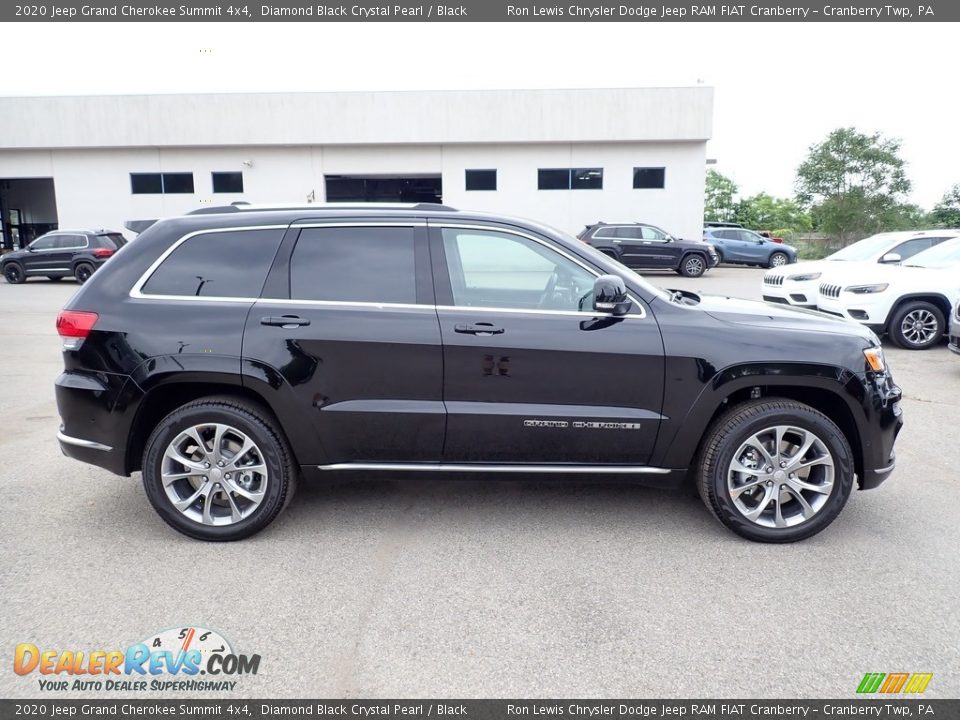 Diamond Black Crystal Pearl 2020 Jeep Grand Cherokee Summit 4x4 Photo #6