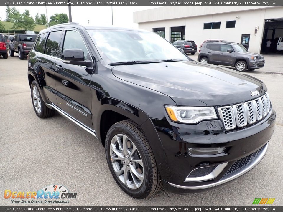 Diamond Black Crystal Pearl 2020 Jeep Grand Cherokee Summit 4x4 Photo #7