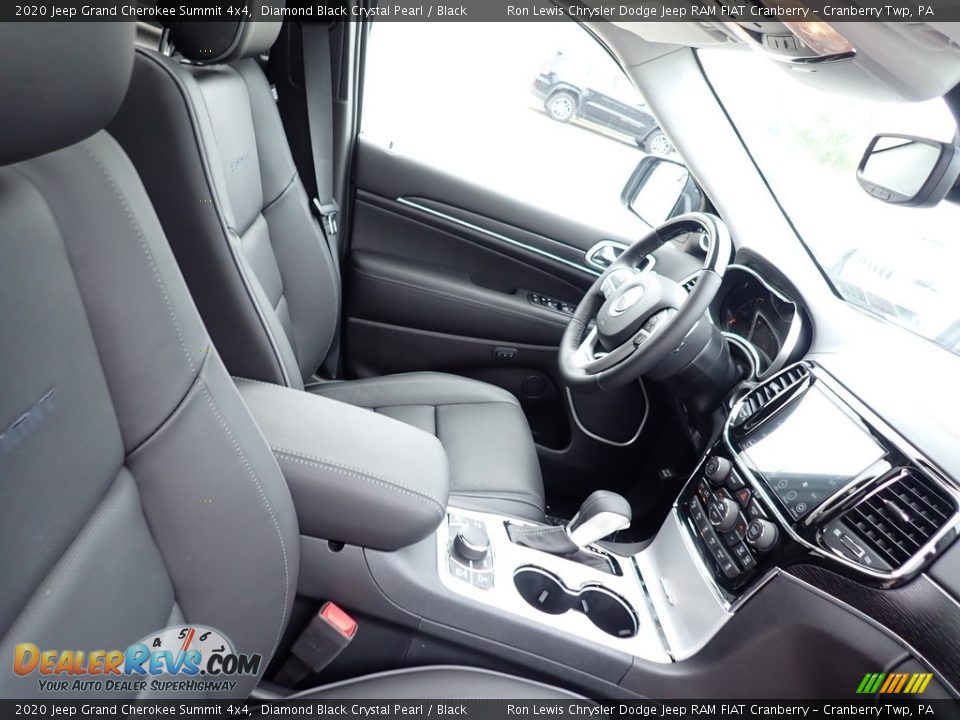 2020 Jeep Grand Cherokee Summit 4x4 Diamond Black Crystal Pearl / Black Photo #9