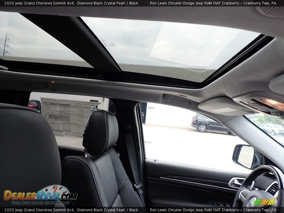 2020 Jeep Grand Cherokee Summit 4x4 Diamond Black Crystal Pearl / Black Photo #11