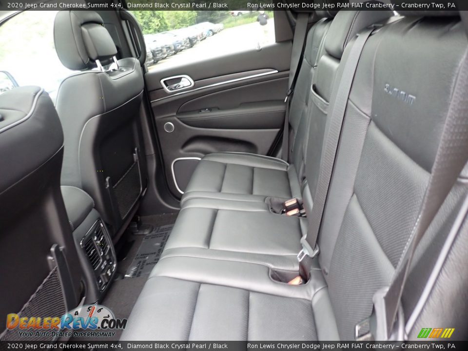 Rear Seat of 2020 Jeep Grand Cherokee Summit 4x4 Photo #12