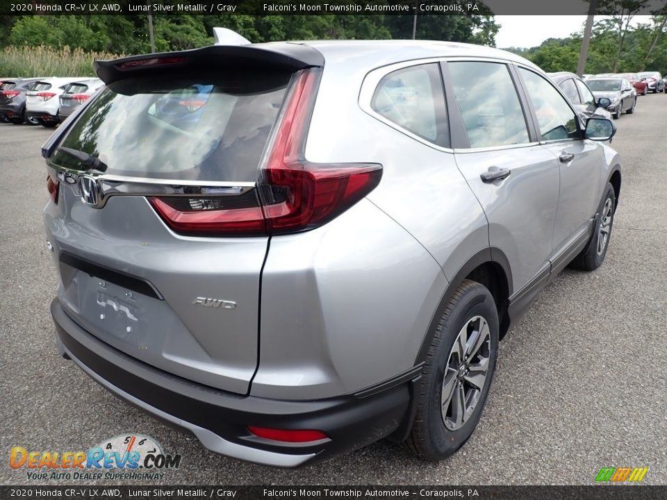 2020 Honda CR-V LX AWD Lunar Silver Metallic / Gray Photo #5